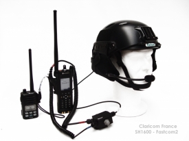 Système de communication anti-bruit étanche pour interventions héliportées